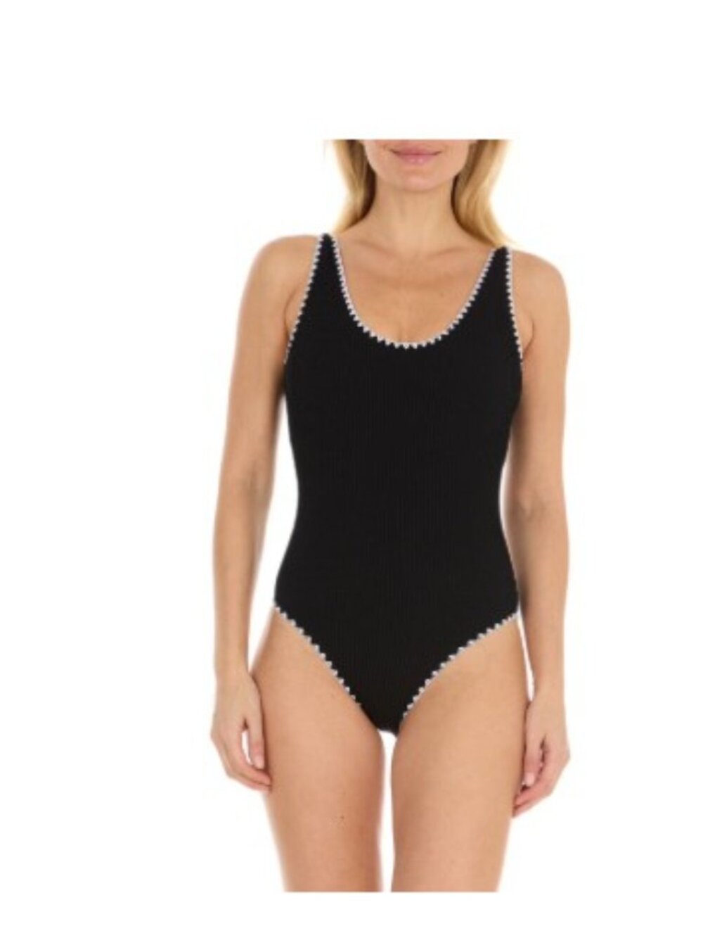 Betsey Johnson Women's Fashion One Piece Black White Size M